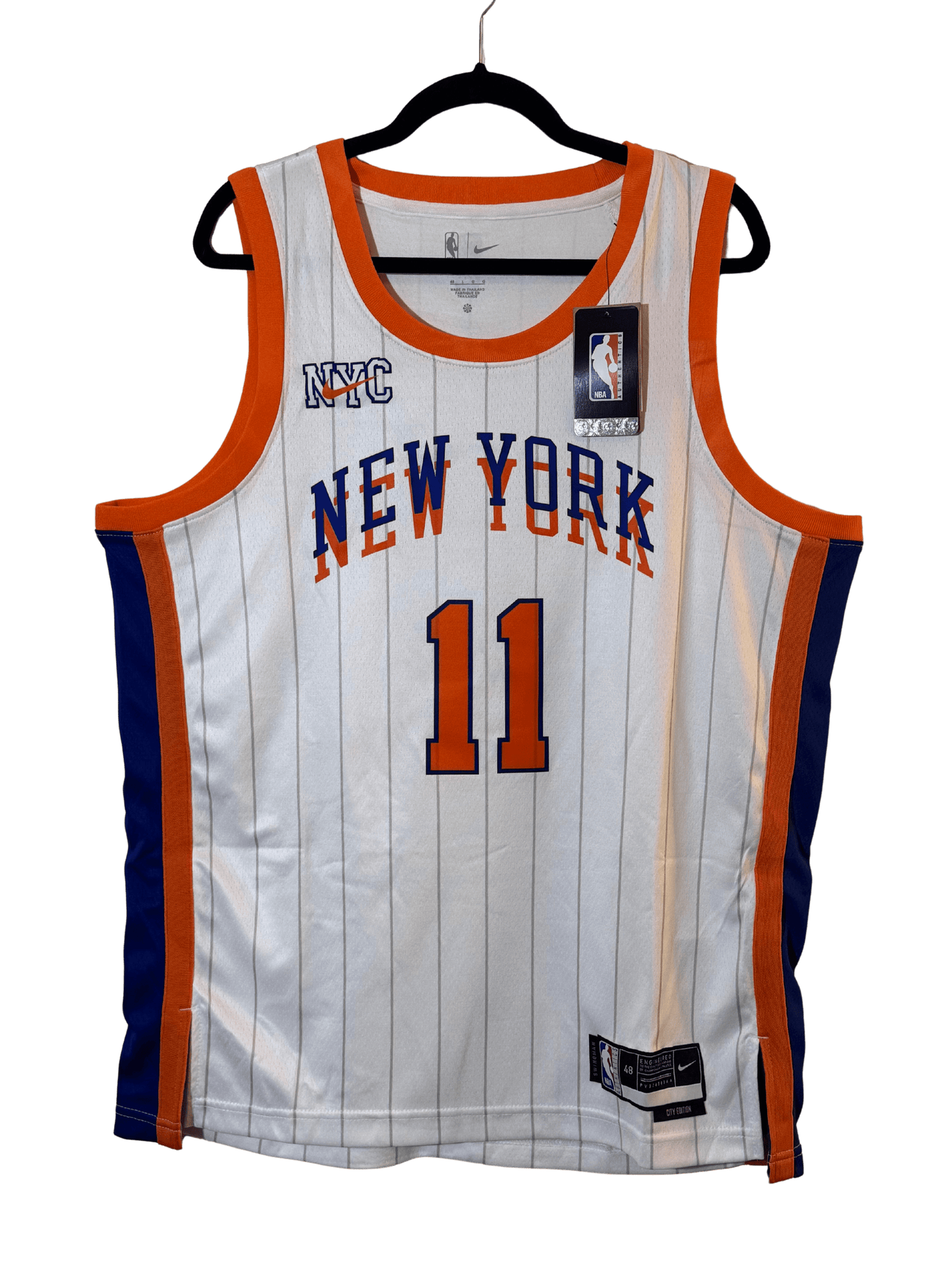 New York Knicks Jalen Brunson #11 White Jersey
