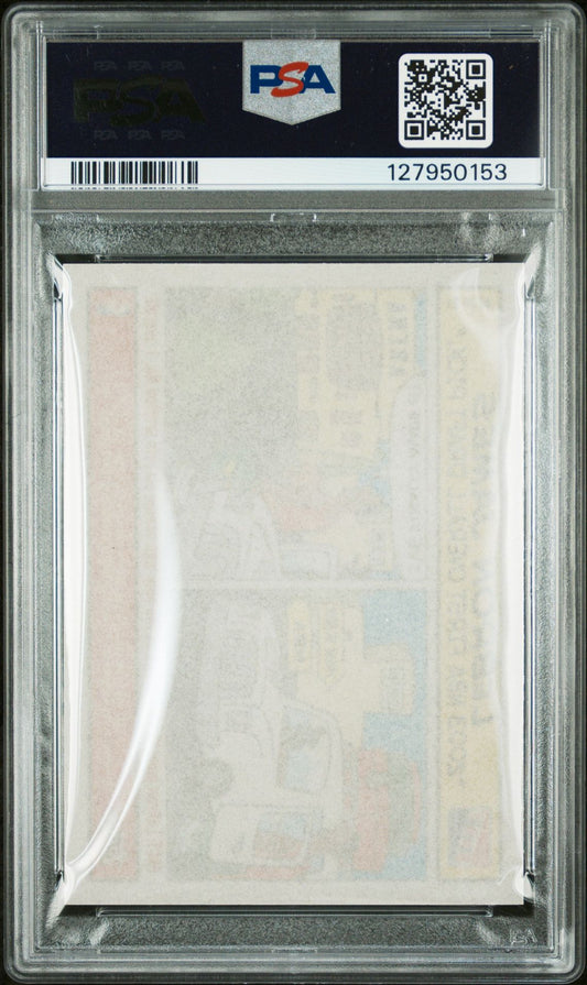 LeBron James Rookie PSA 10 2003 Topps Bazooka Comics #15 back