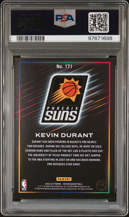 2023-24 Panini Recon #171 Kevin Durant PSA 8