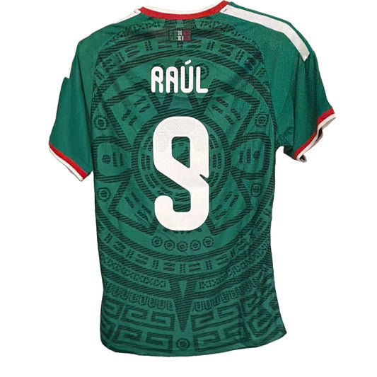 Raul #9 Adult Size M Mexico Green Soccer Jersey Men’s - ON SALE!