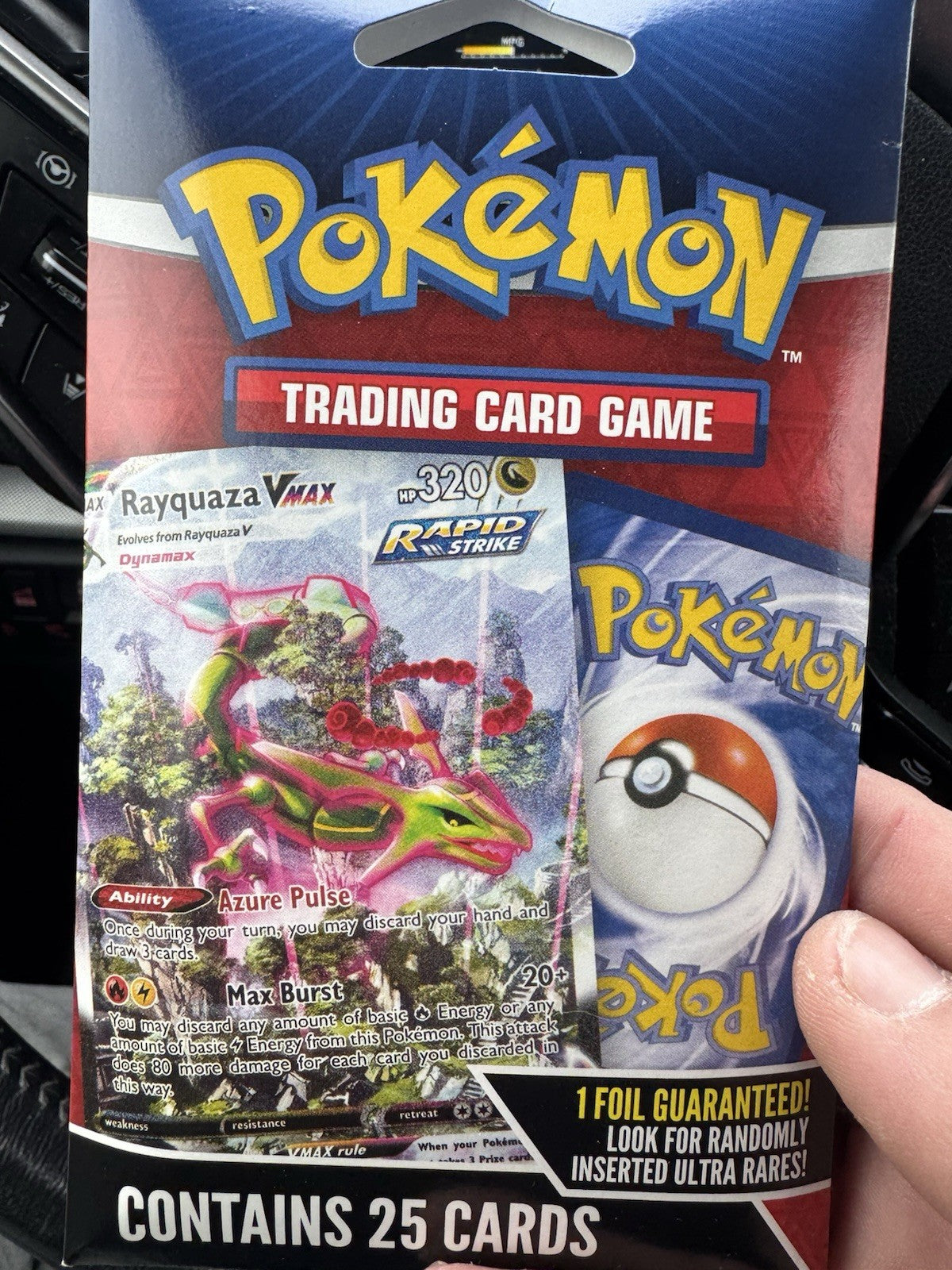 Pokemon TCG Rayquaza VMAX 25 Mystery Repack – Walmart Excl - Factory Sealed