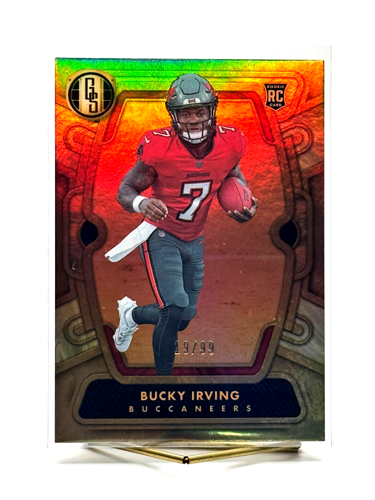 Bucky Irving Rookie 2024 Panini Gold Standard Rookies Numbered #19/99