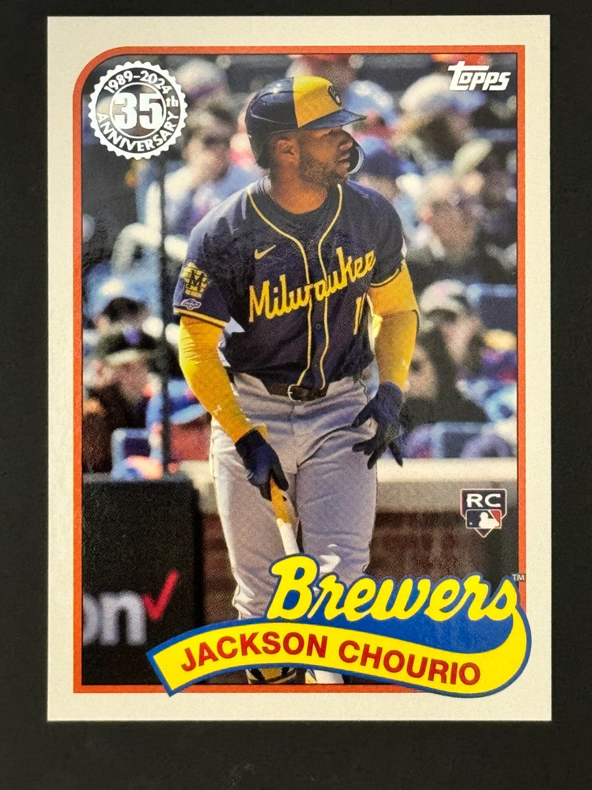 Jackson Chourio 2024 Rookie 1989 Version Topps Baseball #89US-44 (RC)
