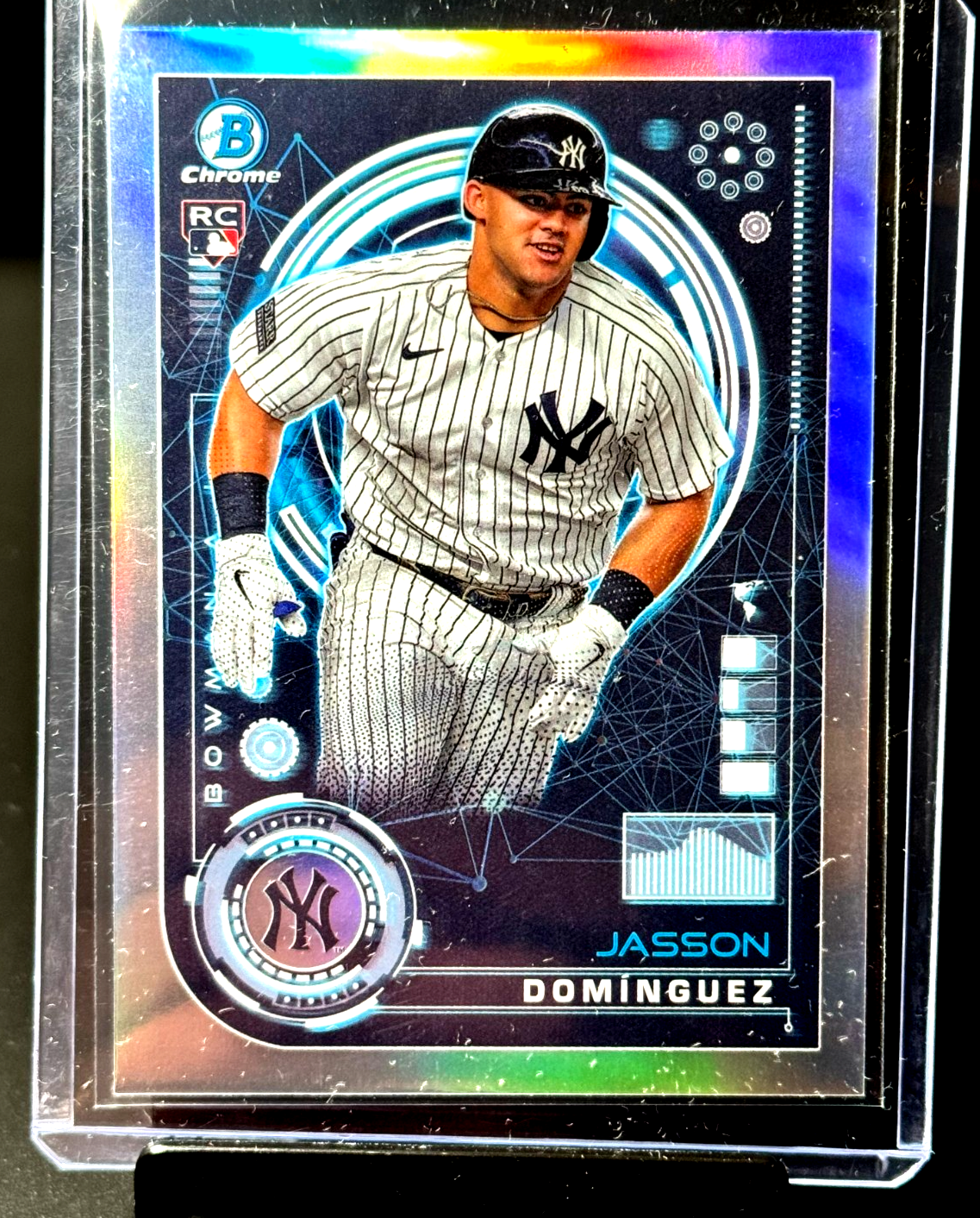 Jasson Dominguez Rookie 2024 Bowman Chrome Special Insert #BAI-8 Yankees