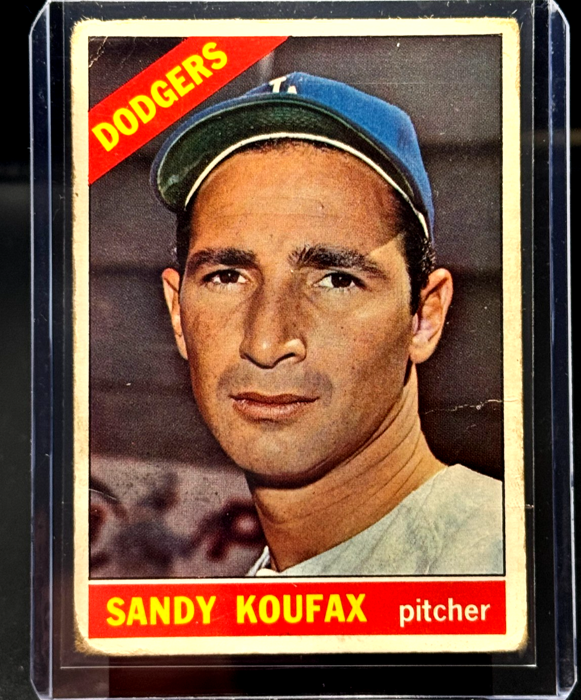Sandy Koufax Dodgers 1966 Topps #100