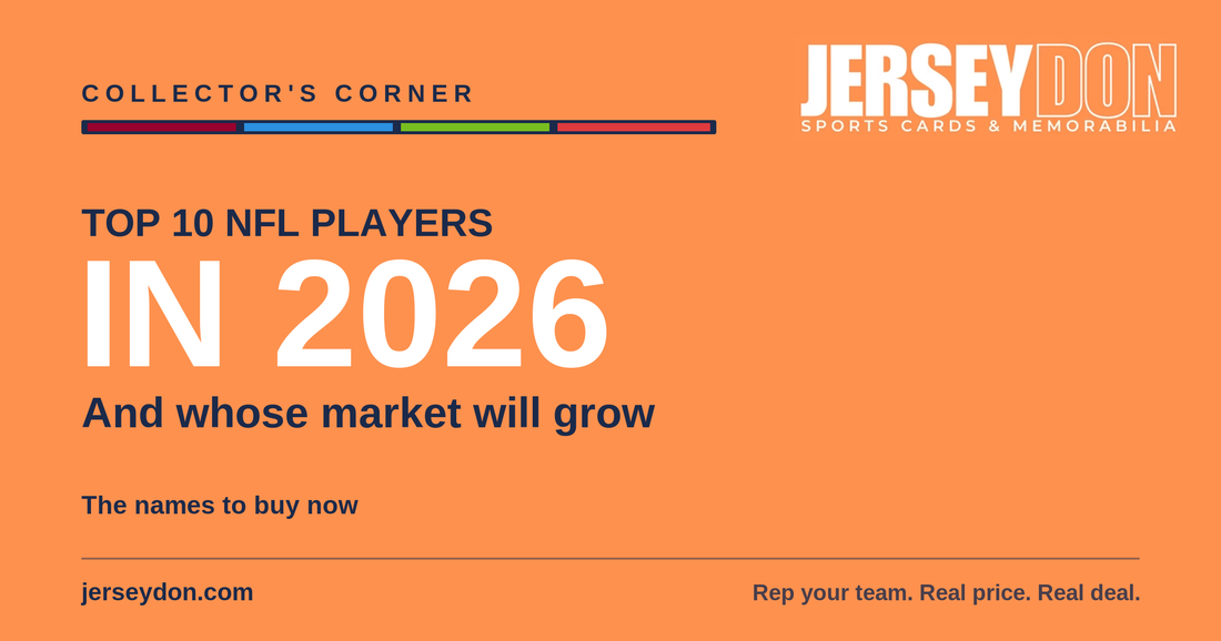Top 10 NFL players in 2026 and the cards set to grow, at JerseyDon