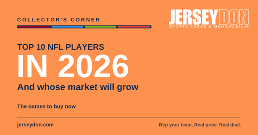 Top 10 NFL players in 2026 and the cards set to grow, at JerseyDon