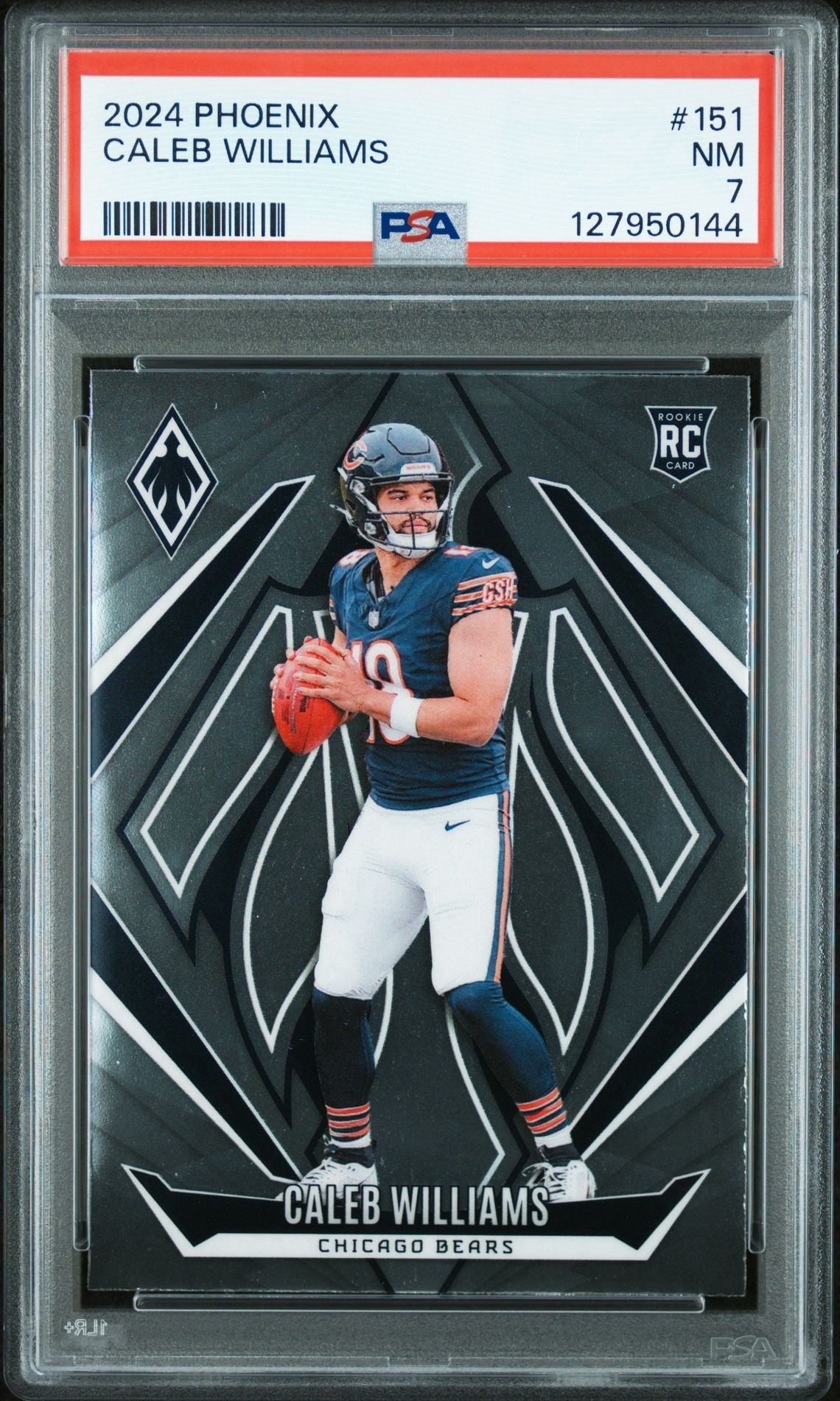 Caleb Williams graded cards at JerseyDon