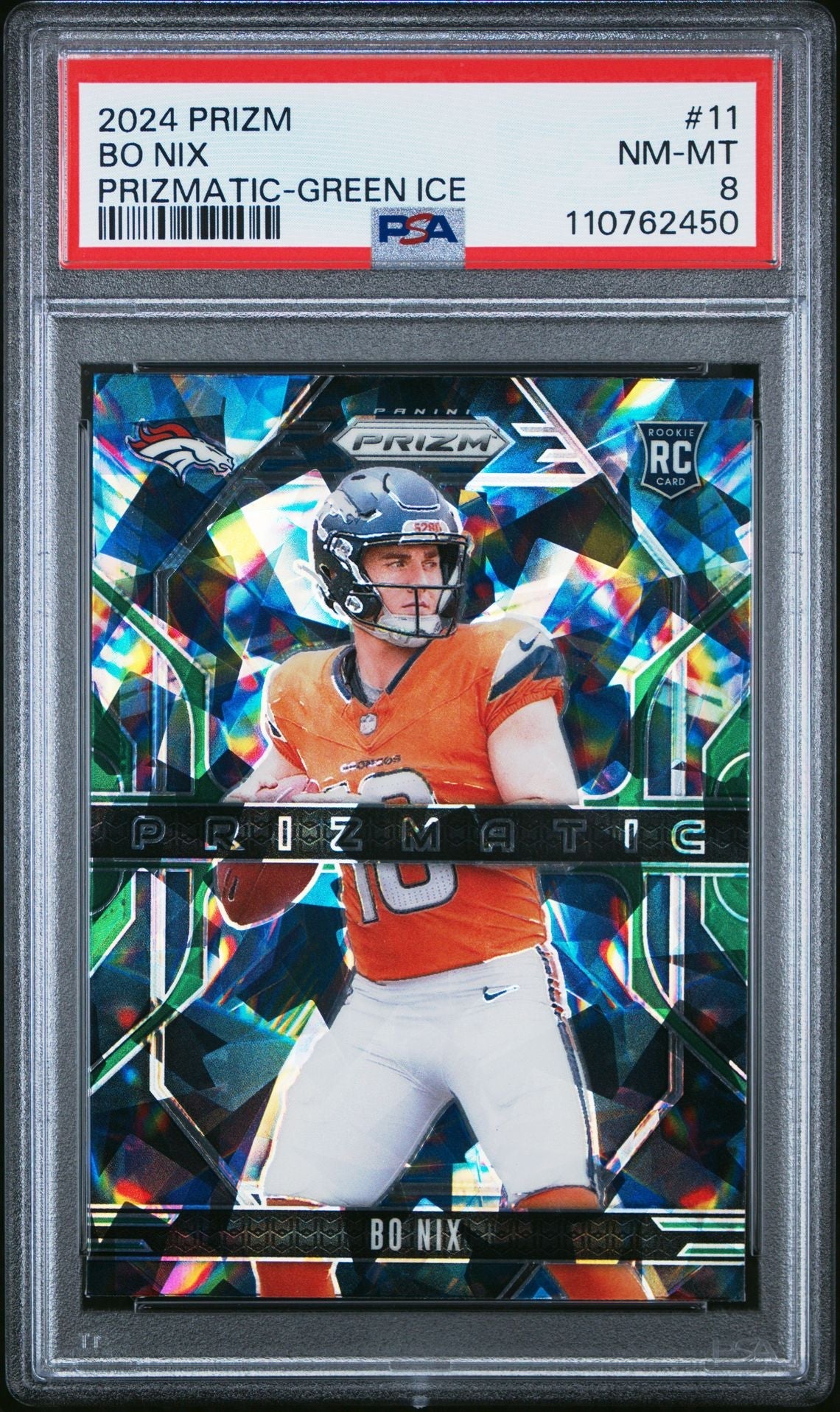 Bo Nix graded cards at JerseyDon