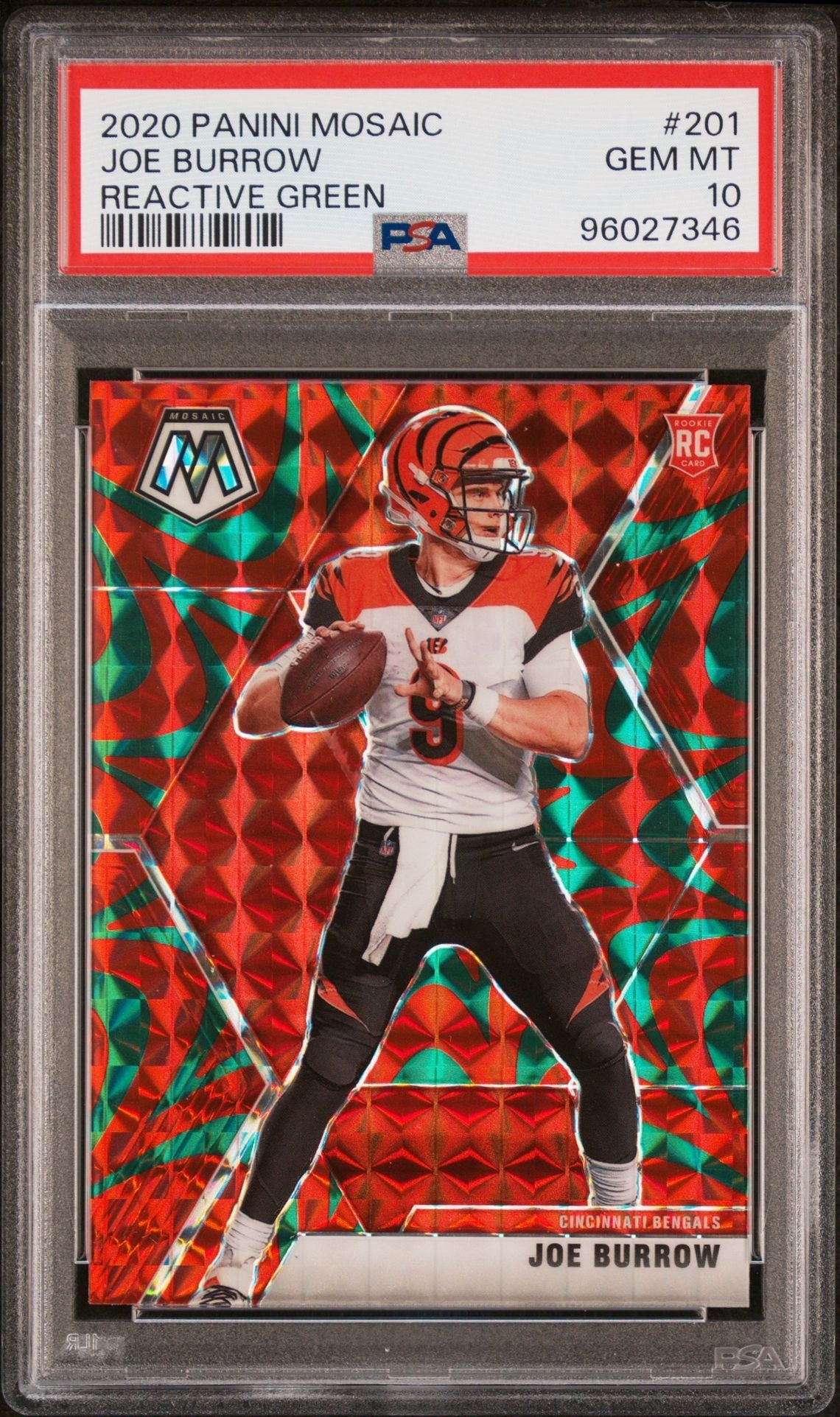 Joe Burrow graded cards at JerseyDon