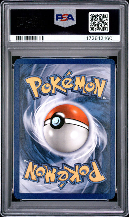 Back of PSA 3 graded 1999 Pokemon Fossil Articuno holo card 2 of 62, cert 172812160