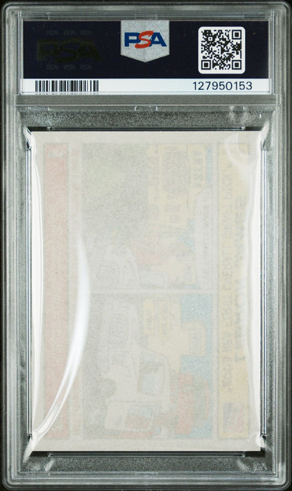 LeBron James Rookie PSA 10 2003 Topps Bazooka Comics #15 back