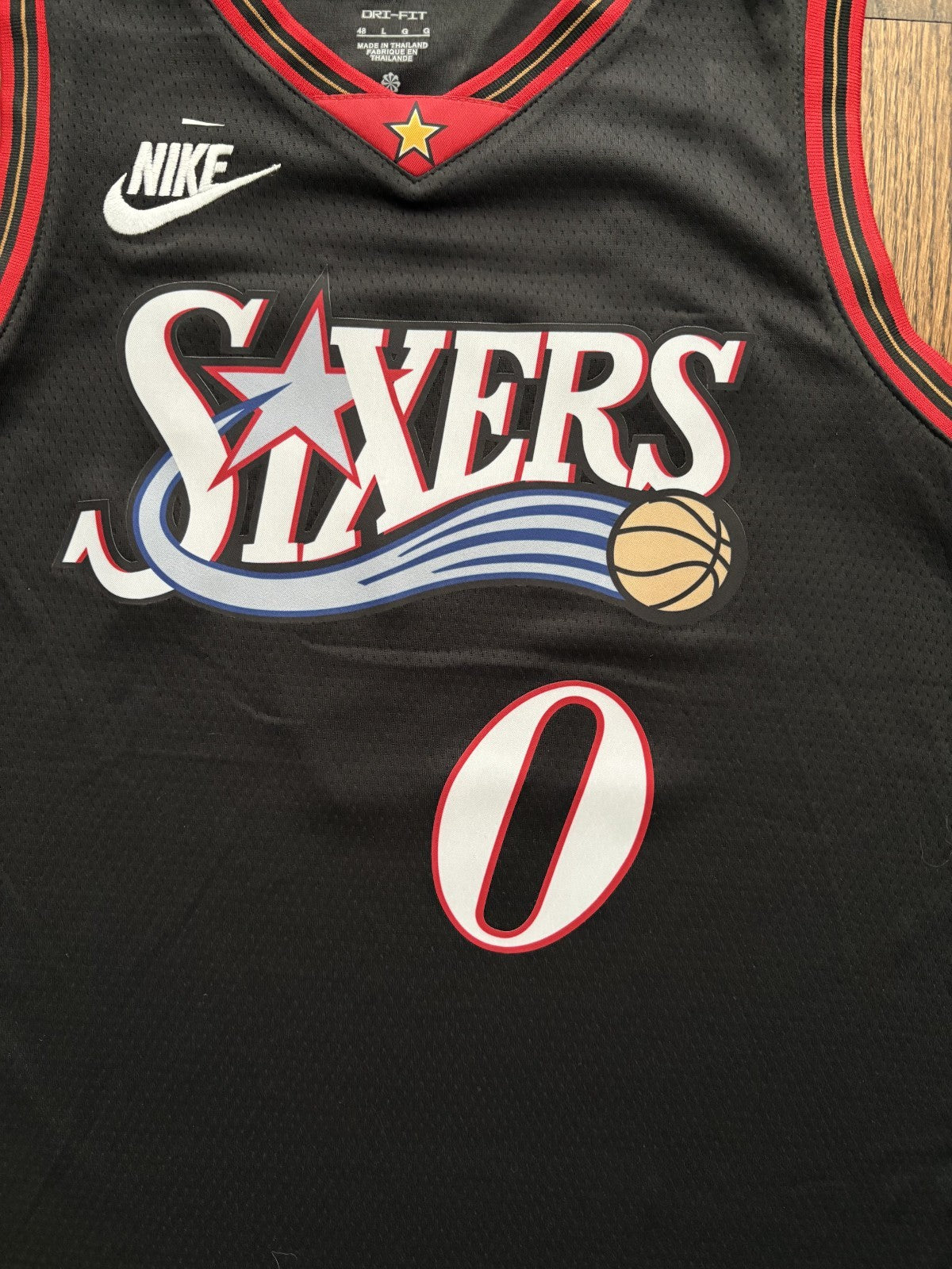 Tyrese Maxey Black Philadelphia Sixers Jersey