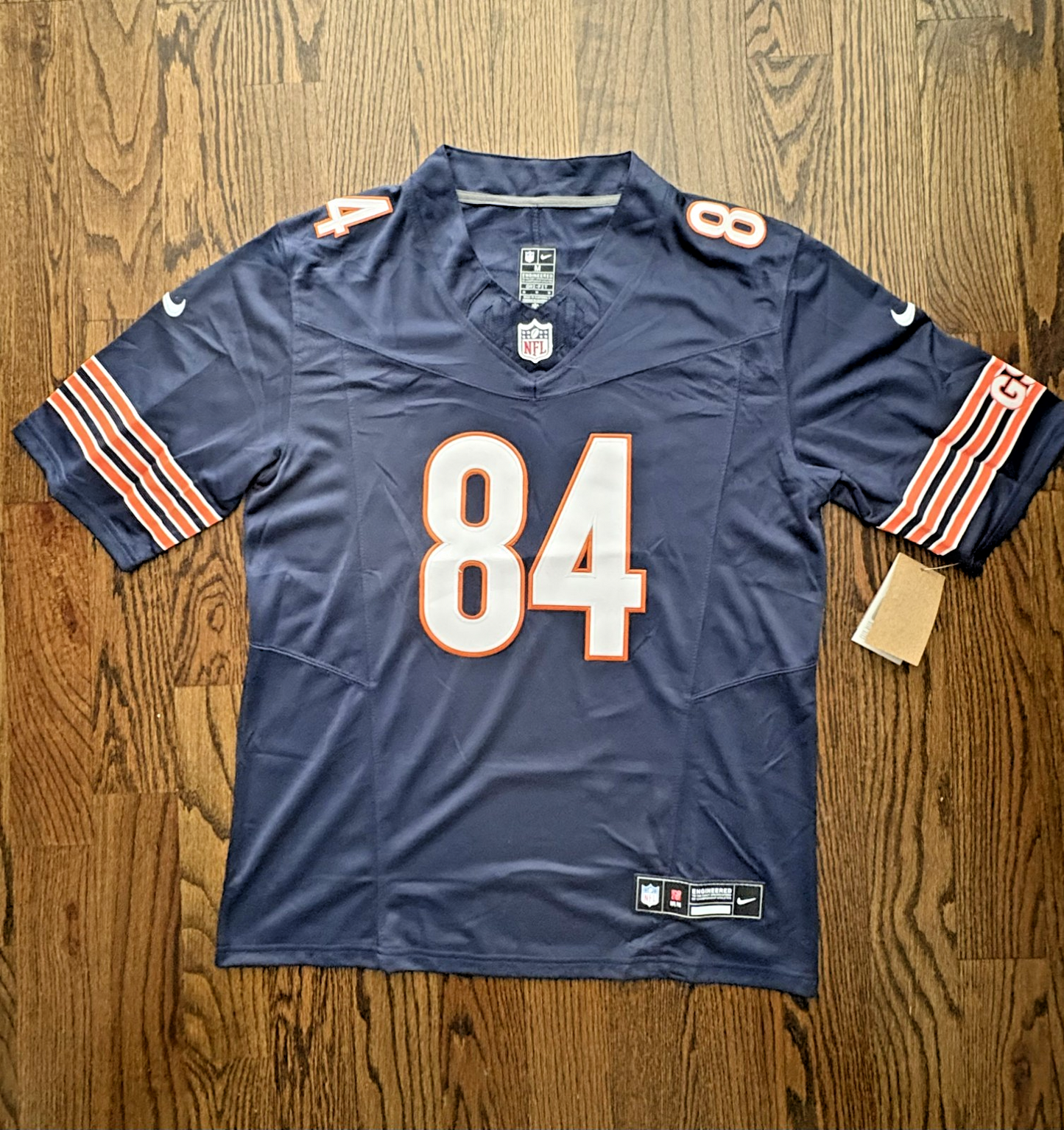 Colston Loveland Bears #84 Men's Navy Blue Jersey
