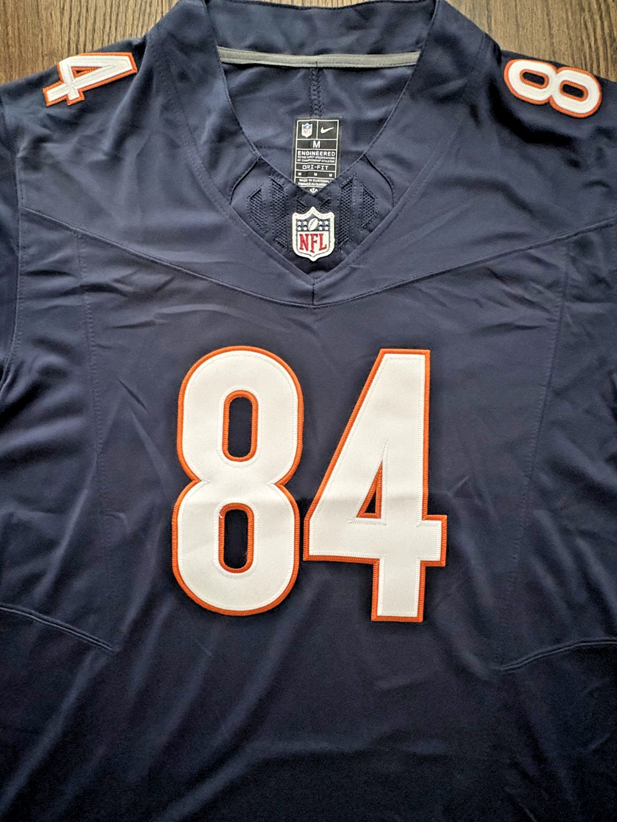 Colston Loveland Bears #84 Men's Navy Blue Jersey