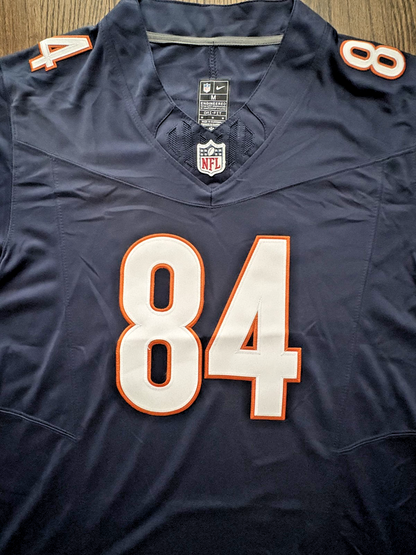 Colston Loveland Bears #84 Men's Navy Blue Jersey