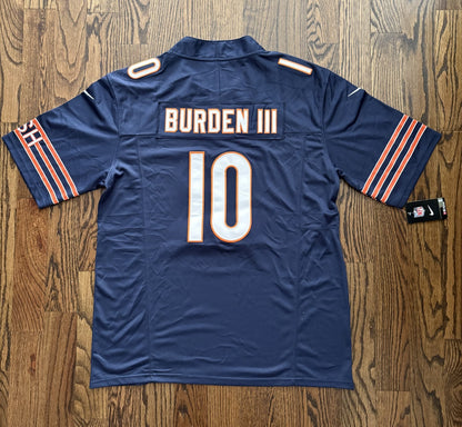 Luther Burden III Chicago Bears Blue Men's Jersey