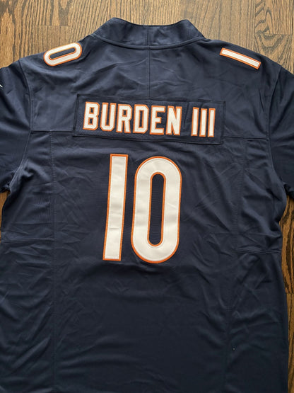 Luther Burden III Chicago Bears Blue Men's Jersey