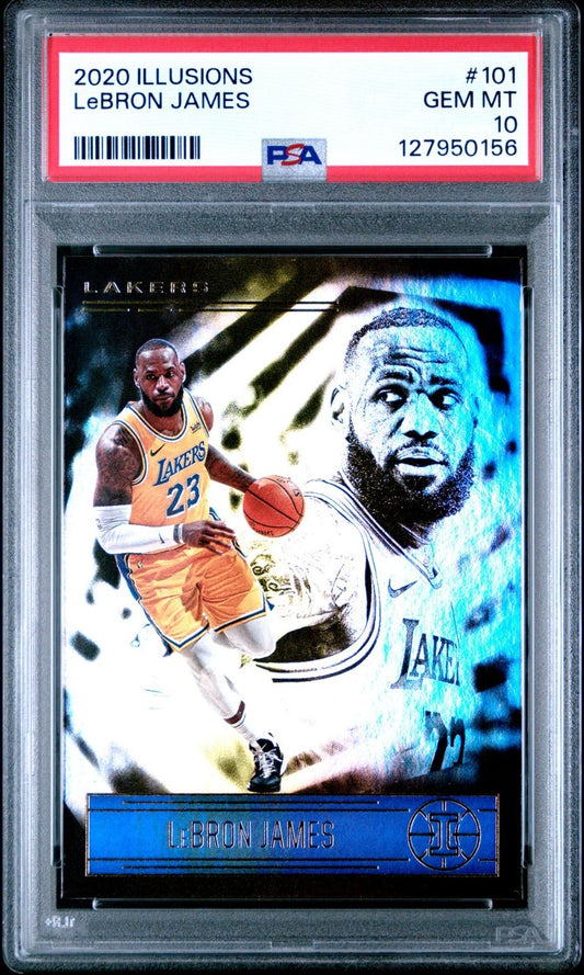 LeBron James 2020 Panini Illusions PSA 10 #101