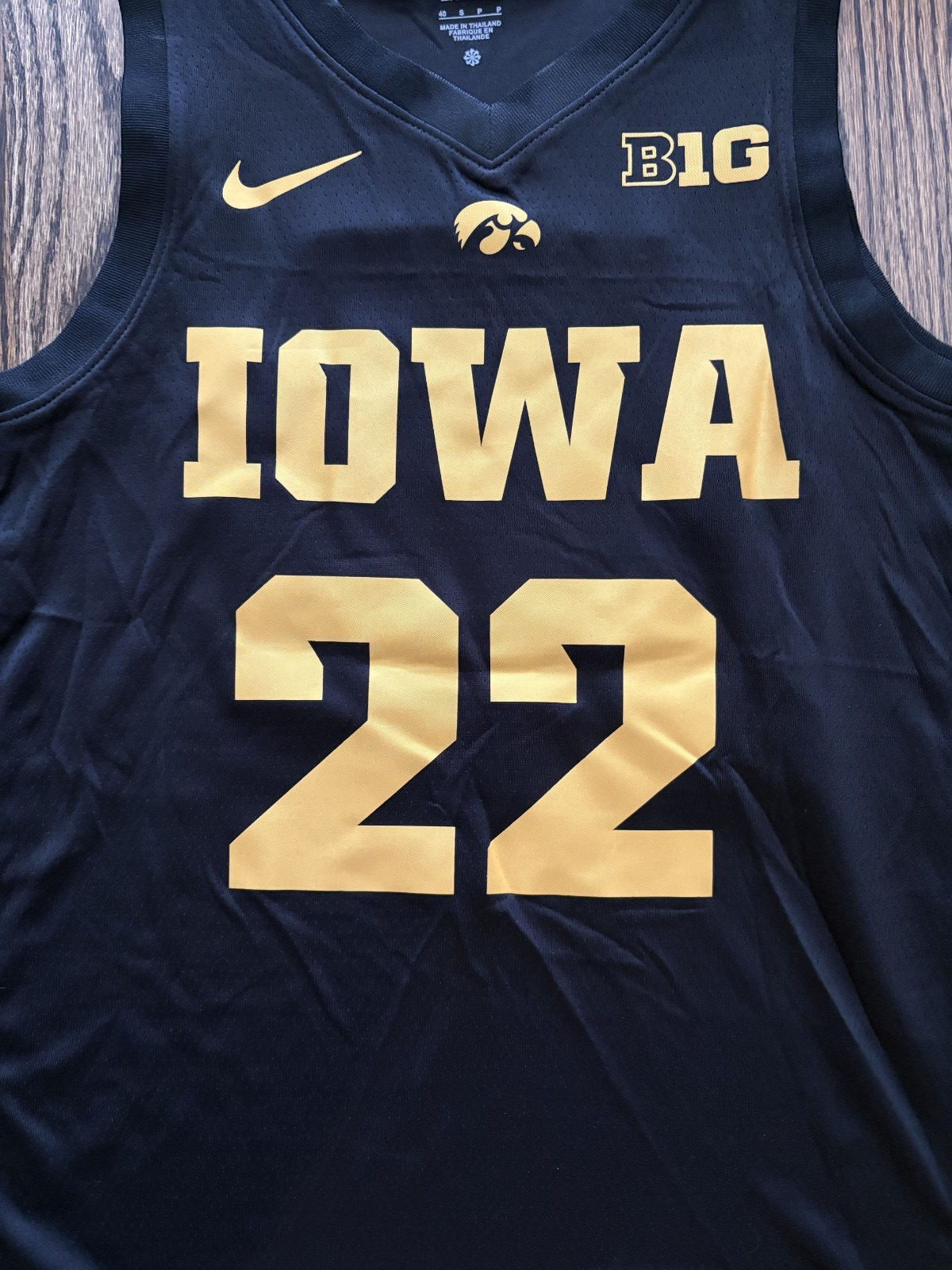 Caitlin Clark Iowa Hawkeyes Black Jersey #22