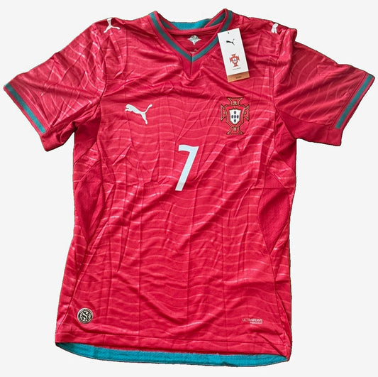 Cristiano Ronaldo #7 Portugal Soccer Jersey Red 2026 World Cup Edition - ON SALE!