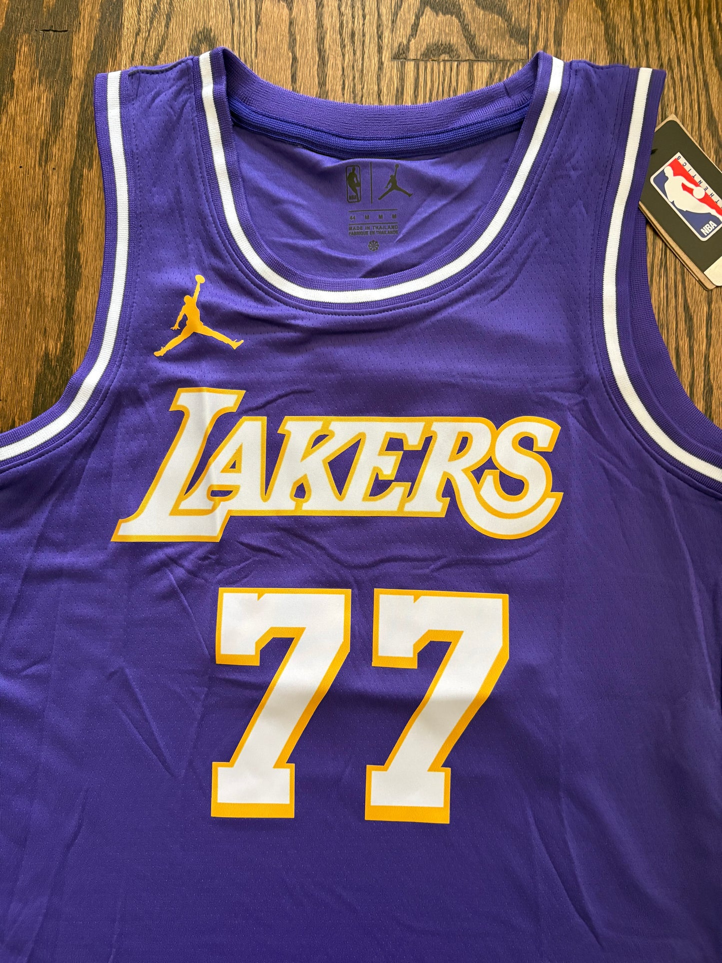 Luka Doncic LA Lakers Men's Purple Jersey