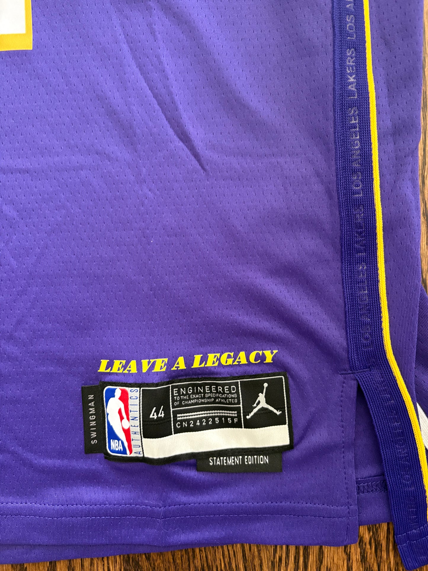 Luka Doncic LA Lakers Men's Purple Jersey