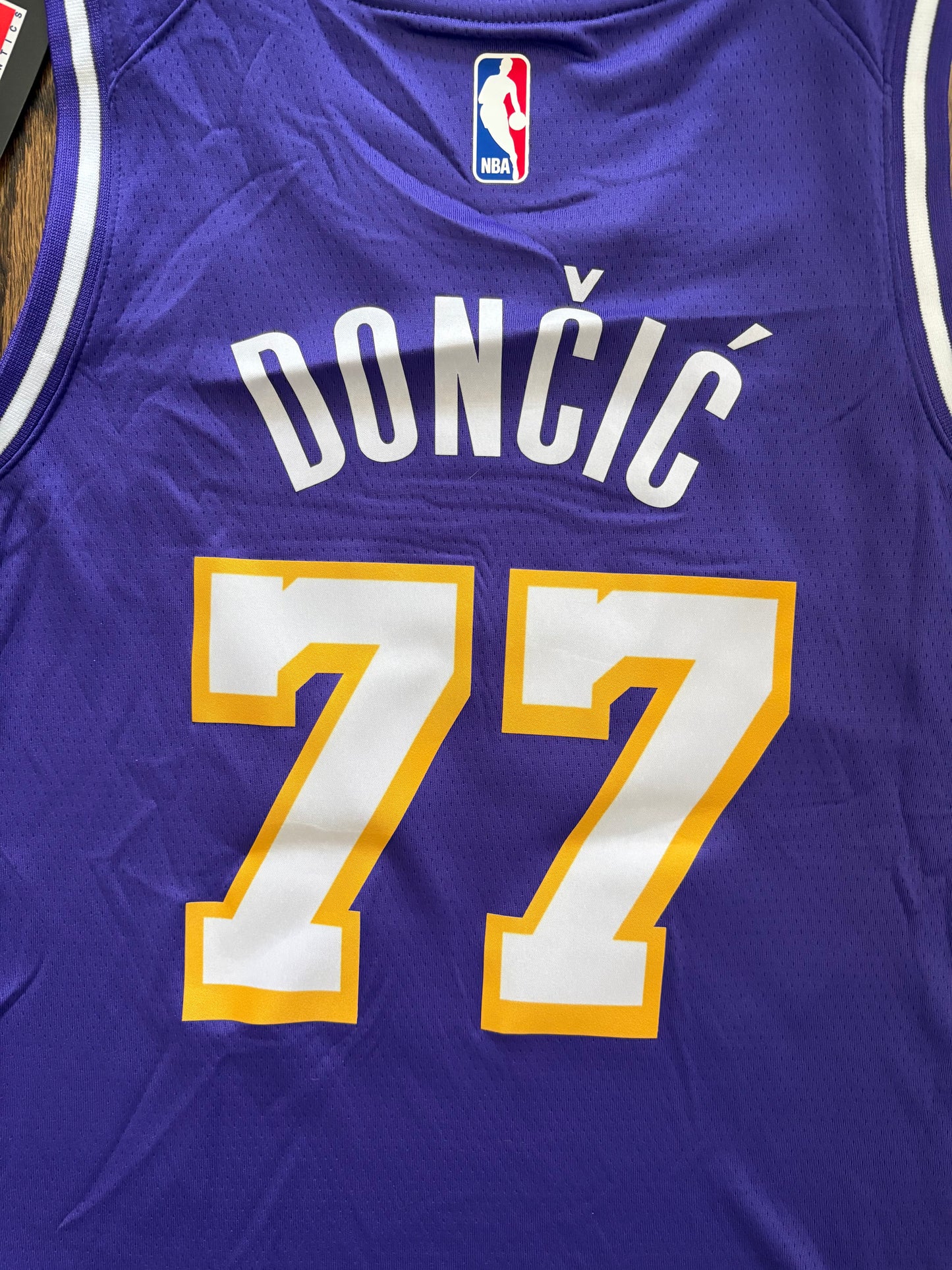 Luka Doncic LA Lakers Men's Purple Jersey