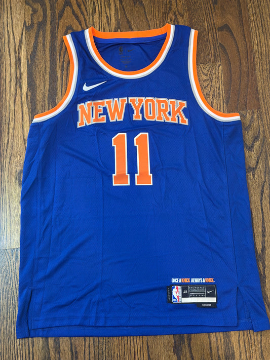 Jalen Brunson New York Knicks Jersey w/ NBA FINALS Patch - Large