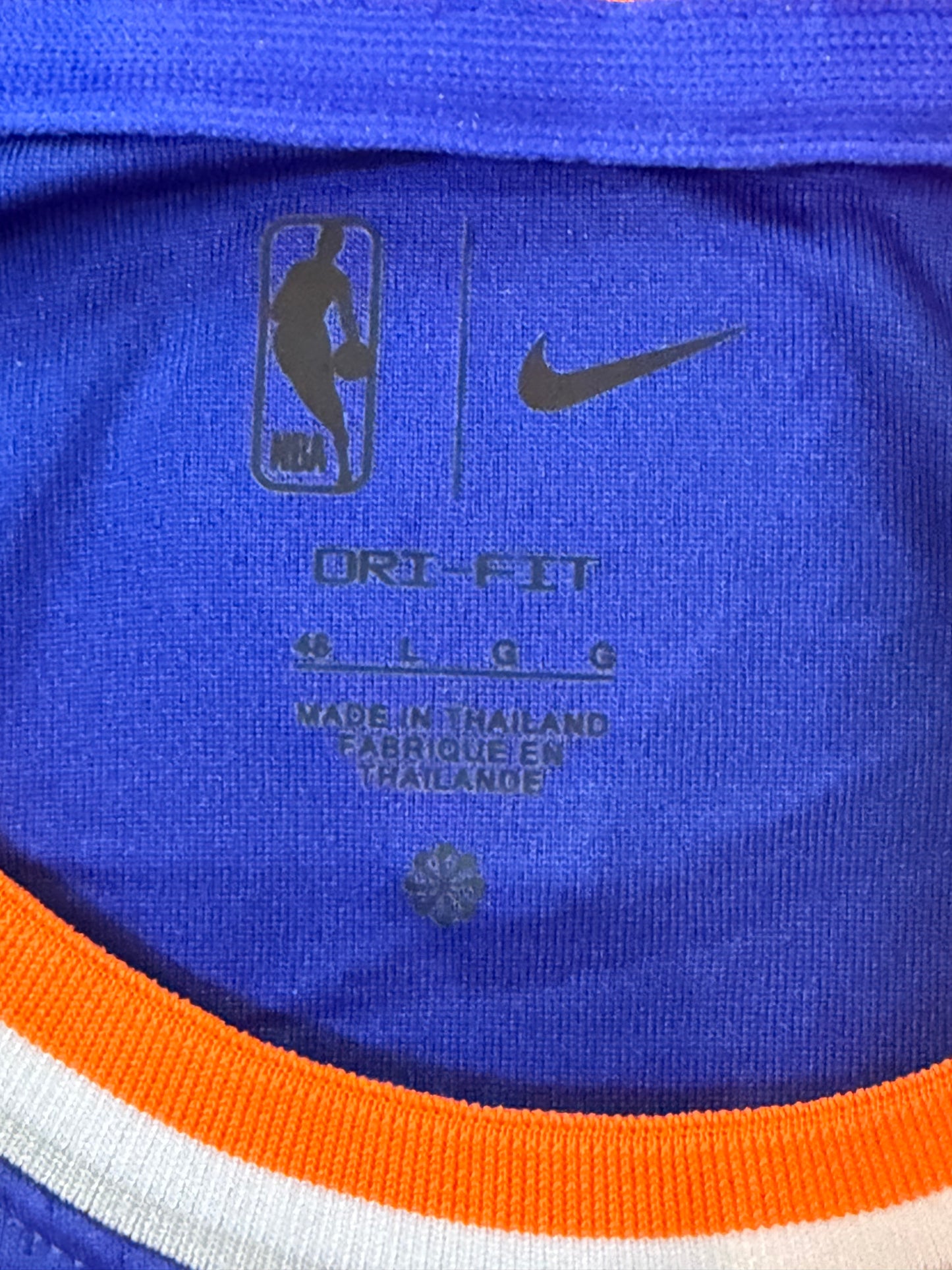 Jalen Brunson New York Knicks Jersey w/ NBA FINALS Patch - Large