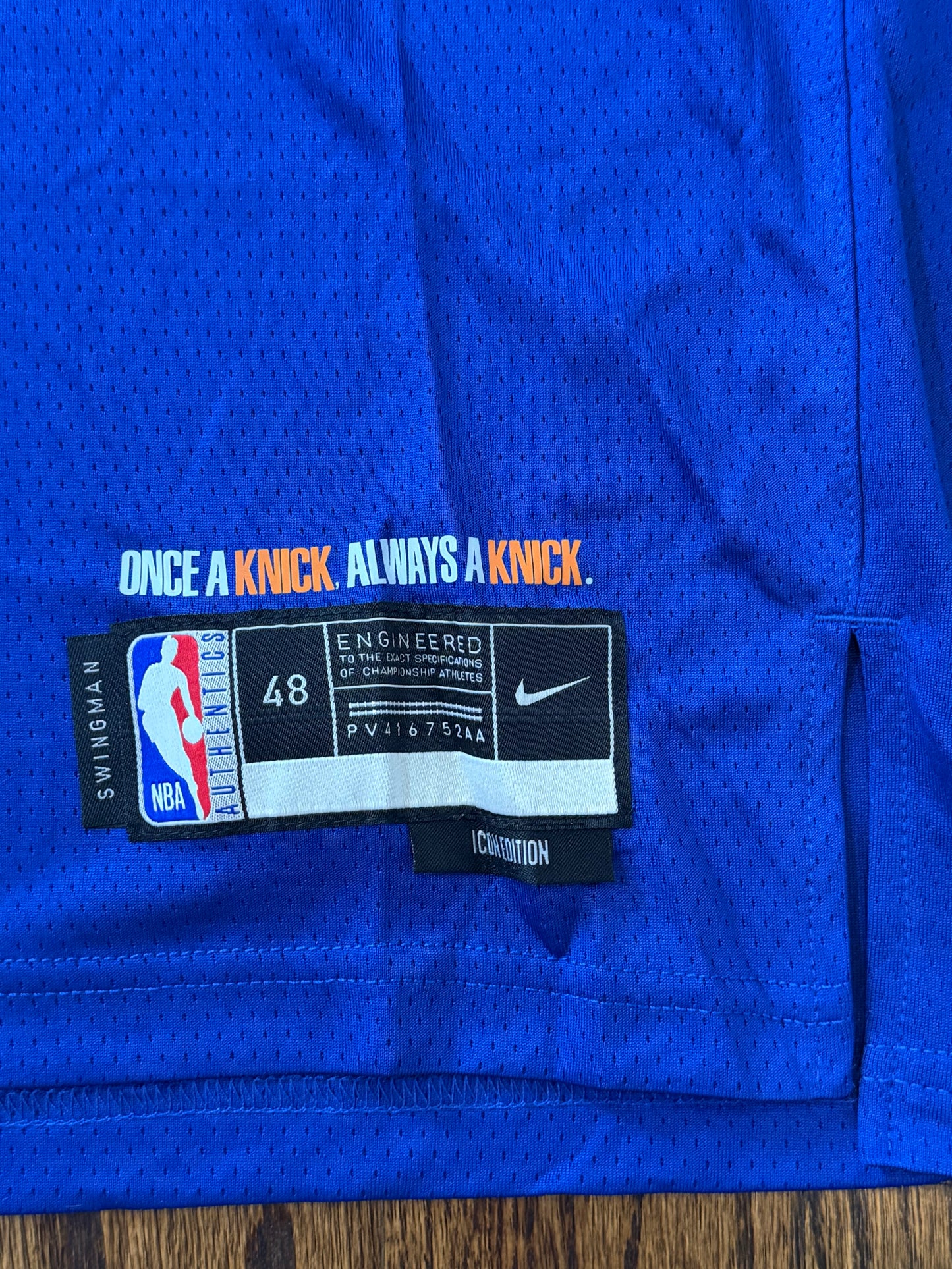 OG Anunoby New York Knicks Jersey w/ NBA FINALS Patch