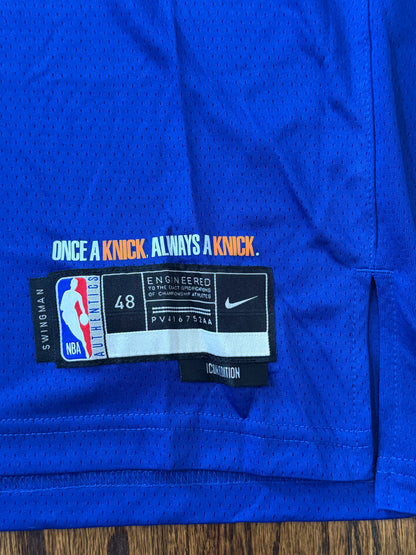 OG Anunoby New York Knicks Jersey w/ NBA FINALS Patch