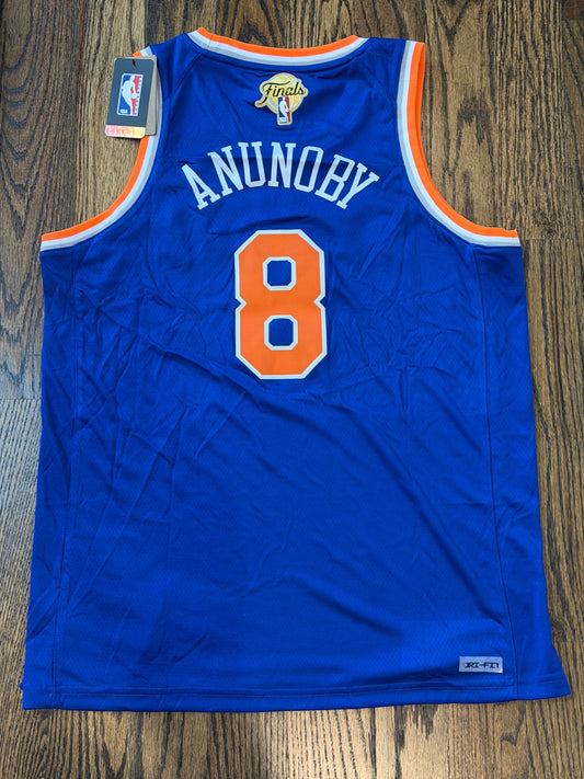 OG Anunoby New York Knicks Jersey w/ NBA FINALS Patch