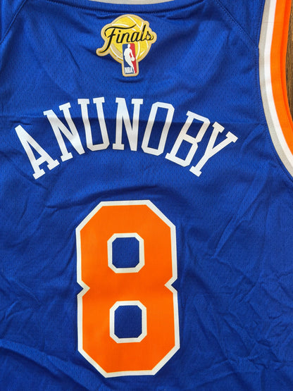 OG Anunoby New York Knicks Jersey w/ NBA FINALS Patch