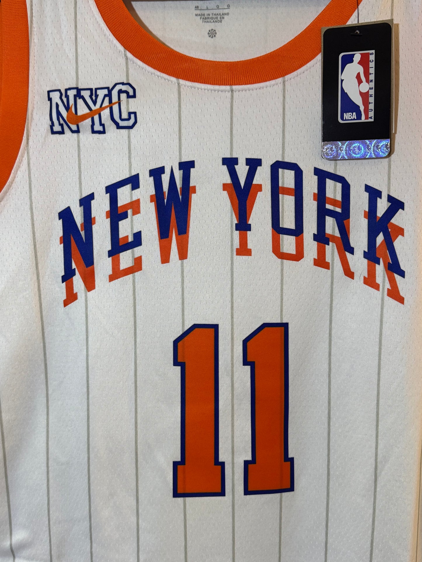 New York Knicks Jalen Brunson #11 White Jersey