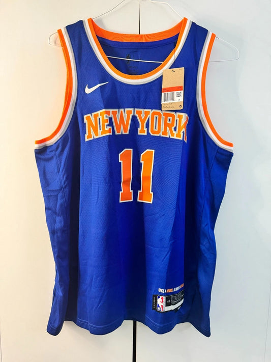 New York Knicks Jalen Brunson #11 Blue Jersey