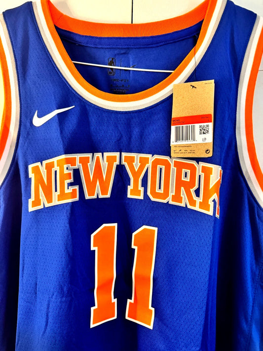 New York Knicks Jalen Brunson #11 Blue Jersey