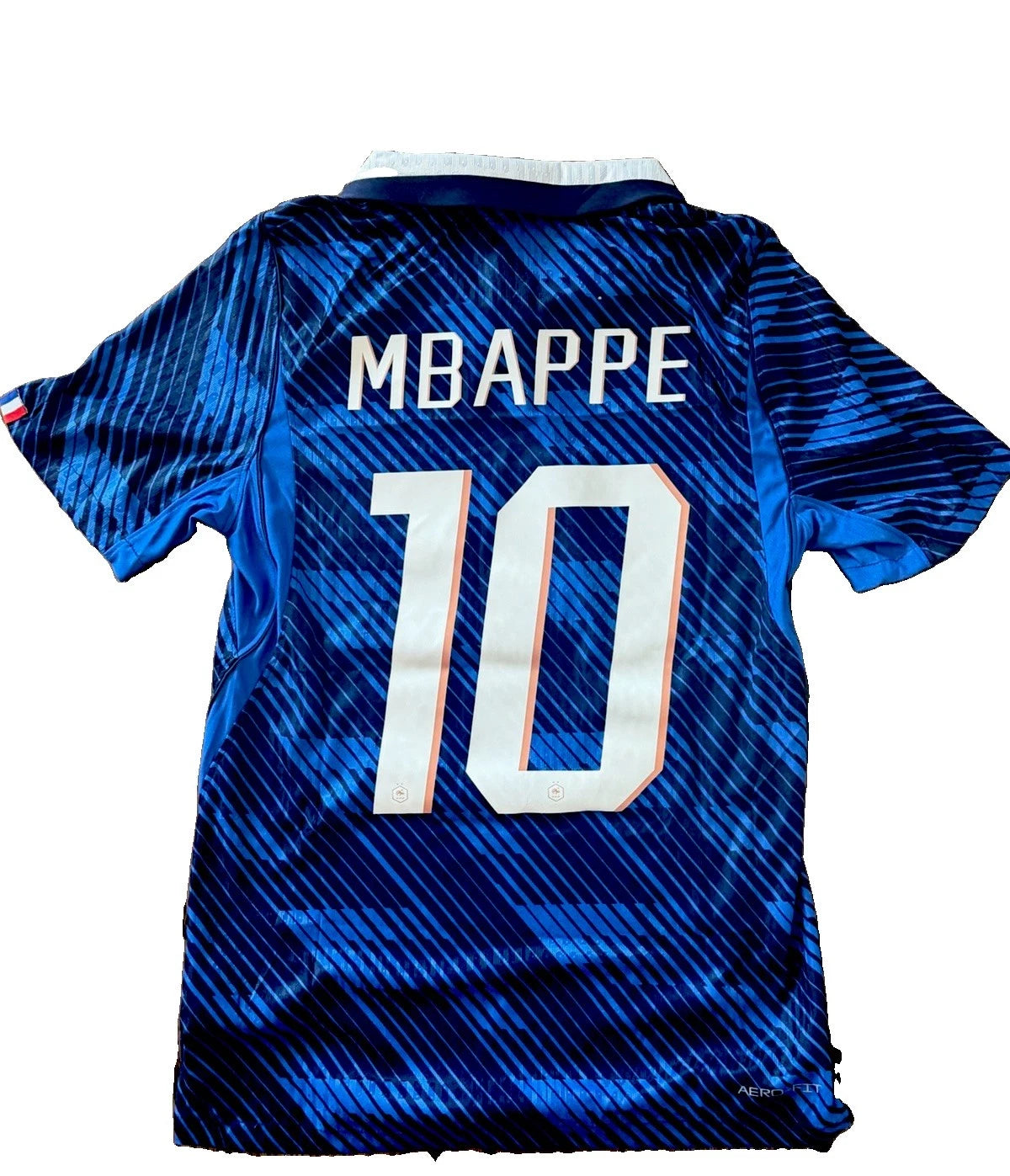 Kylian Mbappe #10 Blue Adult France FFF Soccer Jersey - On Sale!
