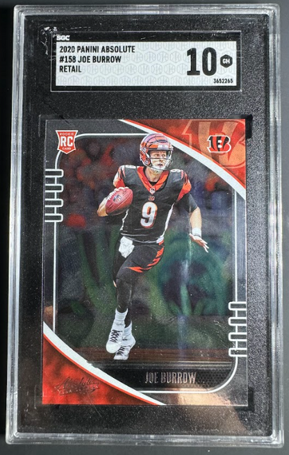 2020 Panini Absolute Retail Joe Burrow SGC 10
