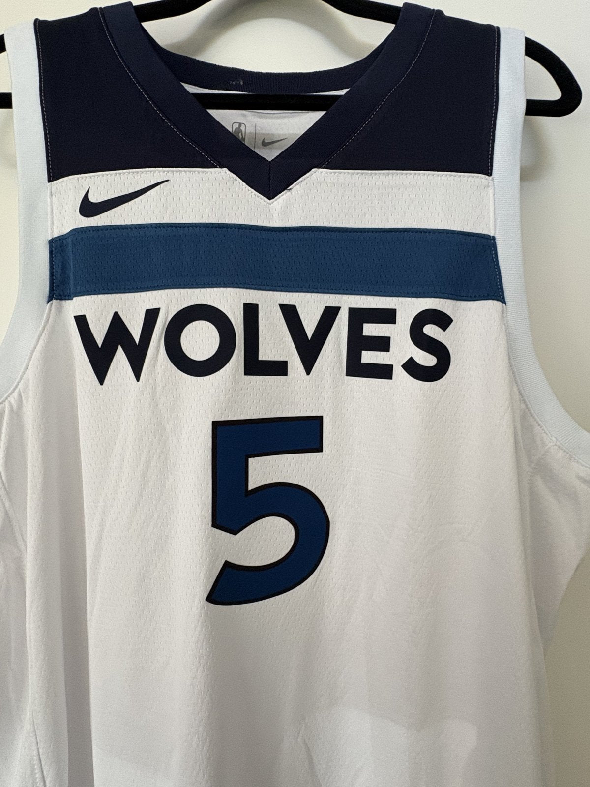 Anthony Edwards Minnesota Timberwolves White Jersey