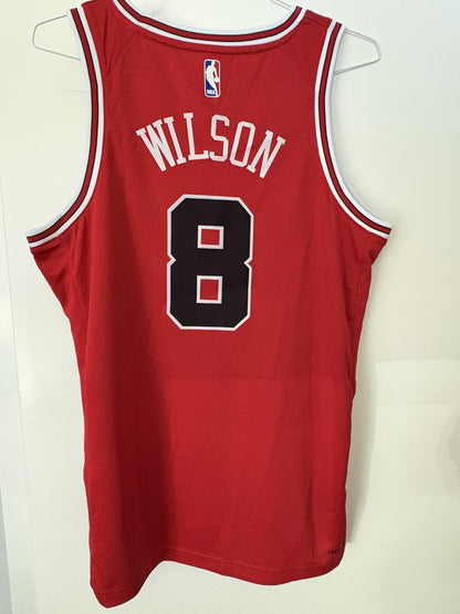 Caleb Wilson Chicago Bulls Red Jersey