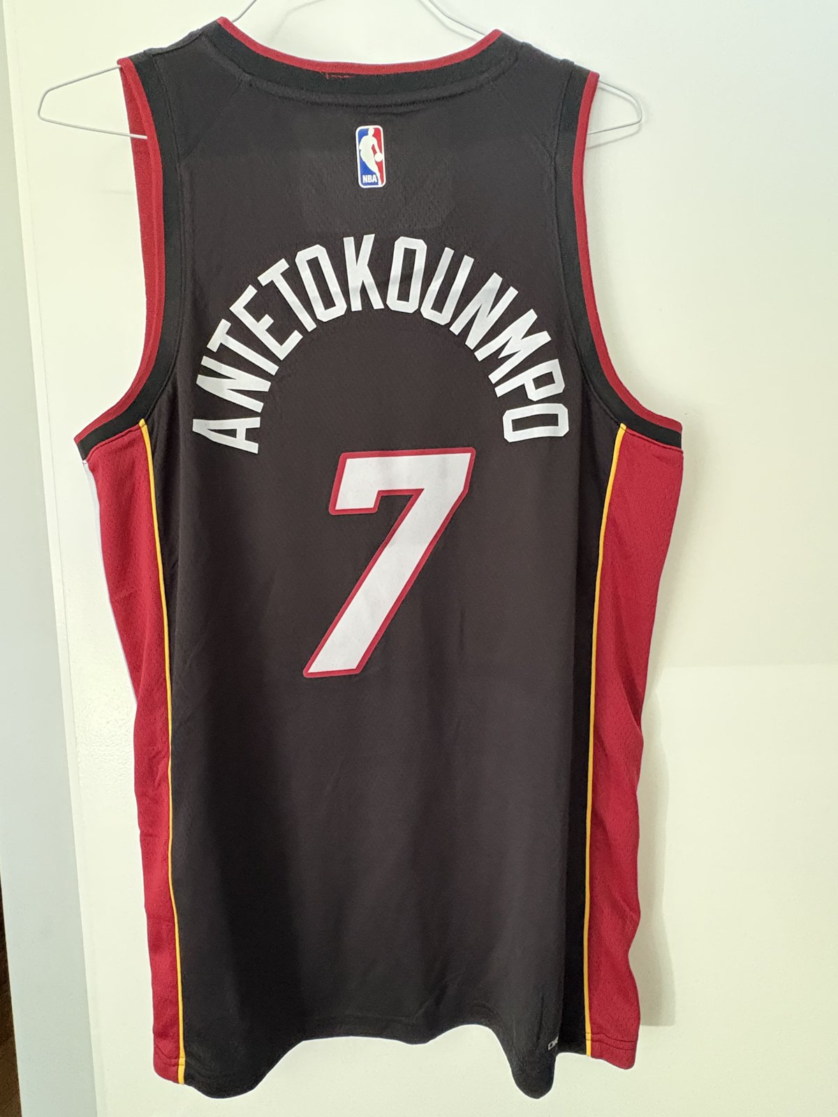 Giannis Antetokounmpo Miami Heat Black Jersey