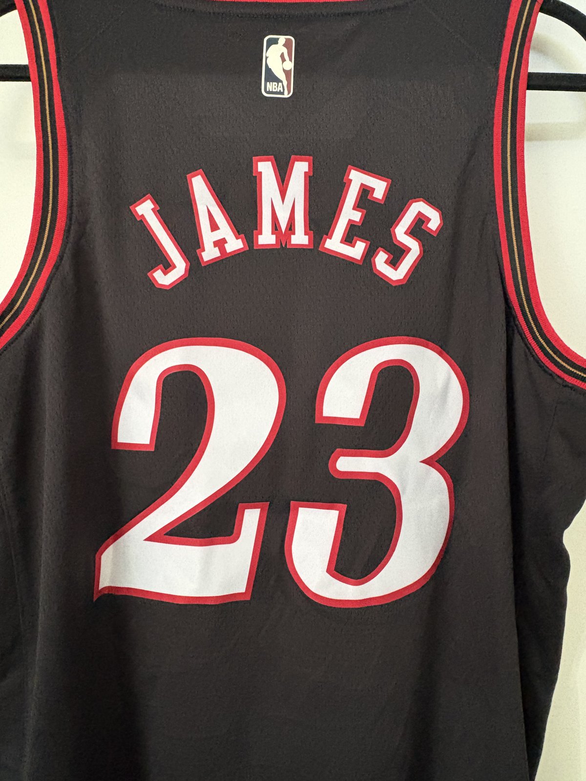 LeBron James Philadelphia 76ers Black #23 Jersey