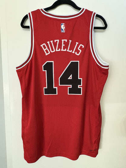 Matas Buzelis Chicago Bulls Red Jersey