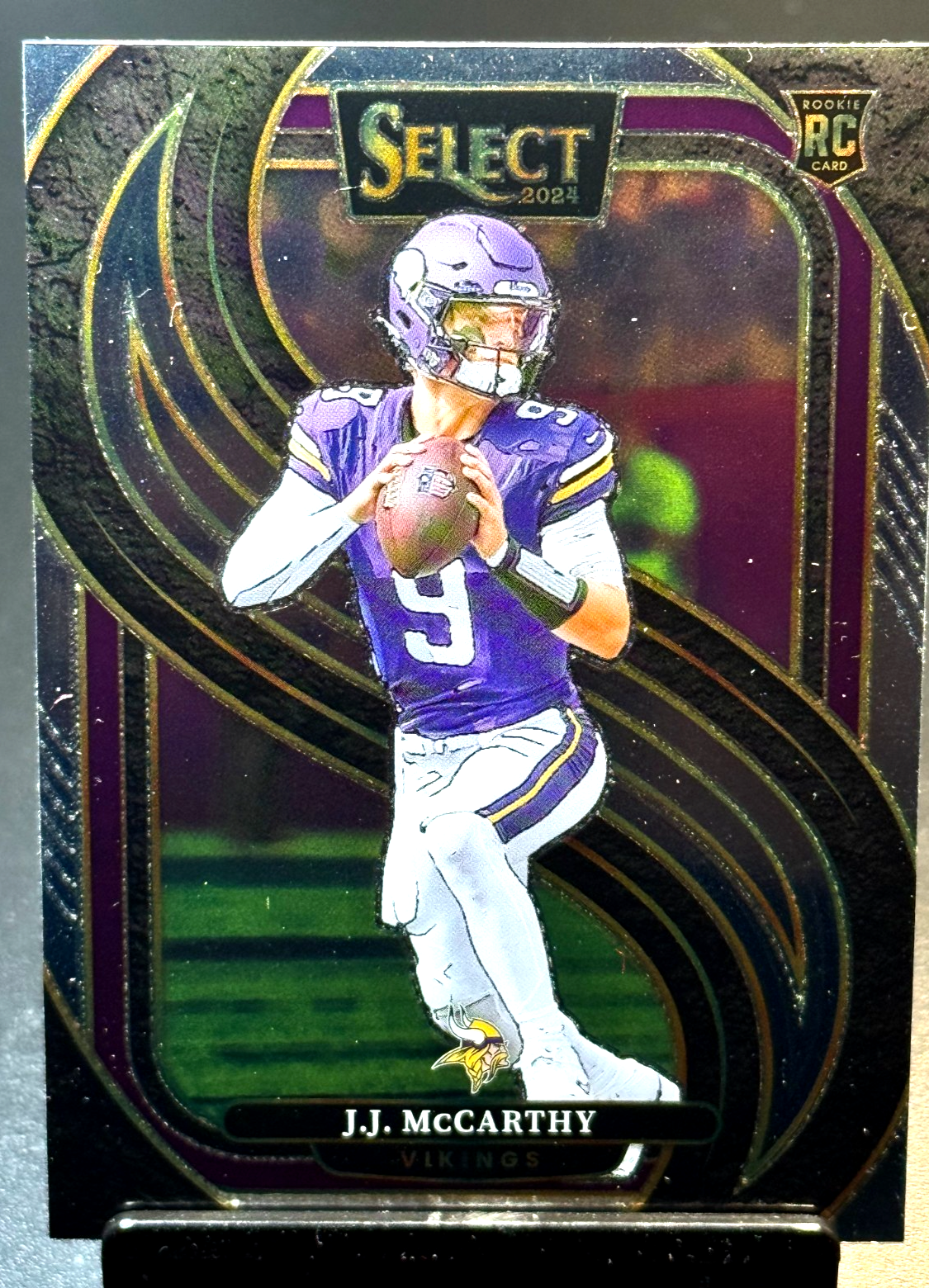 JJ McCarthy Vikings Rookie Silver Premier Level #134 J.J. McCarthy Rookie