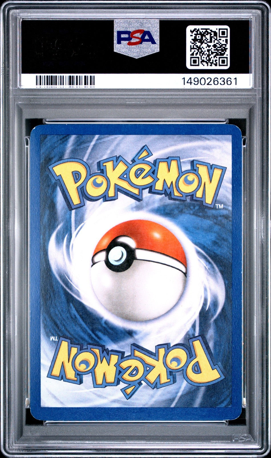 Dark Hypno PSA 7 2000 Pokemon Team Rocket Holo #9 back