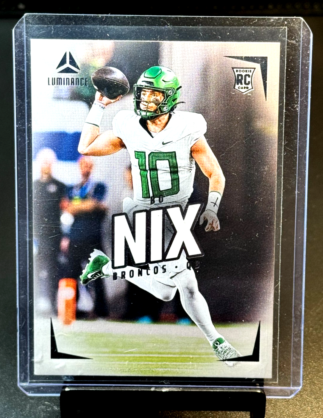 Bo Nix Broncos Panini Rookie 2024 Panini Luminance #130 RC
