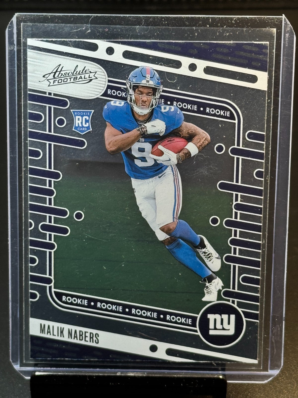 Malik Nabers Giants Rookie 2024 Panini Absolute #106 (RC)