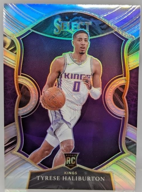 2020 Panini Select Silver Prizm #72 Tyrese Haliburton (RC)