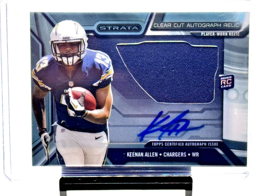 Keenan Allen Rookie Autograph 2013 Topps Strata Clear Cut Relics #CCAR-KA